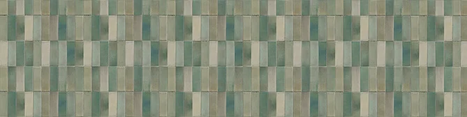 Décor, vintage tile, green (555)