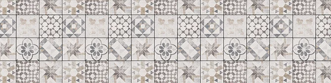Décor mosaic tile faro, warm grey (579)